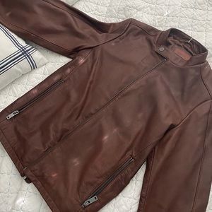 UGG Brown Leather Jacket